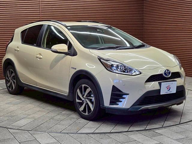 アクア クロスオーバー 純正ナビ バックカメラ クリアランスソナー スマートキー プッシュスタート 衝突軽減ブレーキ 純正15インチアルミホイール 横滑り防止装置 オートマチックハイビーム オートライト オートエアコンETC(34枚目)