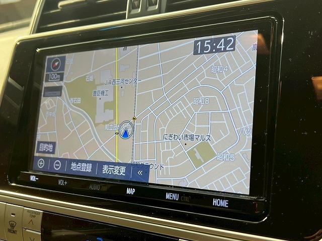 ランドクルーザープラド ＴＸ　禁煙車　レーダークルーズコントロール　クリアランスソナー　フロントカメラ　スマートキー　プッシュスタート　ＬＥＤヘッドライト　純正ナビ　横滑り防止装置　オートエアコン　オートマチックハイビーム　ＥＴＣ（52枚目）