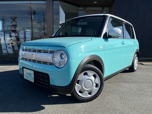 アルトラパン Ｓ　レーダーブレーキサポート　４ＷＤ　ＨＩＤヘッドランプ　フロント左右シートヒーター　社外ナビＴＶ　バックカメラ　スマートキー　プッシュスタート　電格ミラー　レザーステアリング　ホワイトルーフ（2枚目）