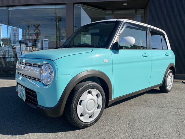 アルトラパン Ｓ　レーダーブレーキサポート　４ＷＤ　ＨＩＤヘッドランプ　フロント左右シートヒーター　社外ナビＴＶ　バックカメラ　スマートキー　プッシュスタート　電格ミラー　レザーステアリング　ホワイトルーフ（3枚目）