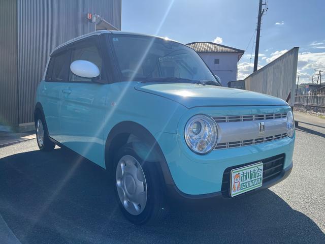 アルトラパン Ｓ　レーダーブレーキサポート　４ＷＤ　ＨＩＤヘッドランプ　フロント左右シートヒーター　社外ナビＴＶ　バックカメラ　スマートキー　プッシュスタート　電格ミラー　レザーステアリング　ホワイトルーフ（4枚目）