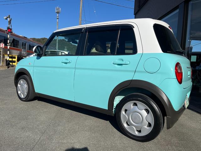 アルトラパン Ｓ　レーダーブレーキサポート　４ＷＤ　ＨＩＤヘッドランプ　フロント左右シートヒーター　社外ナビＴＶ　バックカメラ　スマートキー　プッシュスタート　電格ミラー　レザーステアリング　ホワイトルーフ（9枚目）