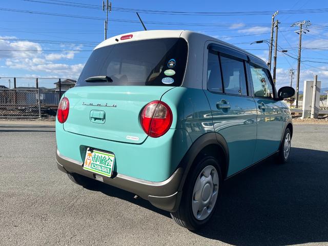 アルトラパン Ｓ　レーダーブレーキサポート　４ＷＤ　ＨＩＤヘッドランプ　フロント左右シートヒーター　社外ナビＴＶ　バックカメラ　スマートキー　プッシュスタート　電格ミラー　レザーステアリング　ホワイトルーフ（10枚目）