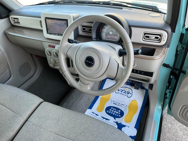 アルトラパン Ｓ　レーダーブレーキサポート　４ＷＤ　ＨＩＤヘッドランプ　フロント左右シートヒーター　社外ナビＴＶ　バックカメラ　スマートキー　プッシュスタート　電格ミラー　レザーステアリング　ホワイトルーフ（20枚目）