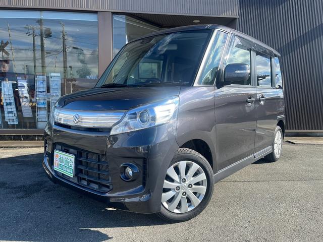 スペーシアカスタム XS レーダーブレーキサポート 4WD HIDヘッドランプ 左パワースライドドア ETC 社外ナビ バックカメラ シートヒーター フォグランプ 純正14インチアルミ スマートキー プッシュスタート(2枚目)