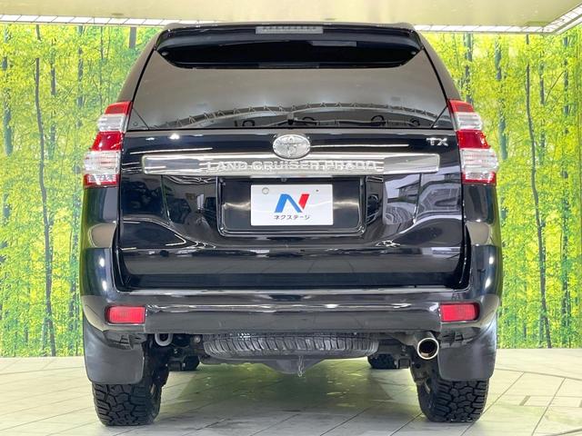 ランドクルーザープラド TX 禁煙車 4WD 純正SDナビ バックカメラ クルコン ETC Bluetooth接続 フロントフォグ オートライト オートエアコン スマートキー 電動格納ミラー ドアバイザー パワーステアリング(16枚目)