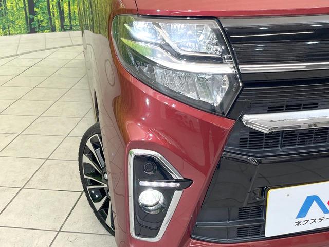 タント カスタムRS 純正ナビ 両側電動ドア 全周囲カメラ 禁煙車 前席シートヒーター ハーフレザーシート コーナーセンサー スマートキー LEDヘッド ETC クルコン オートハイビーム オートライト オートエアコン(12枚目)