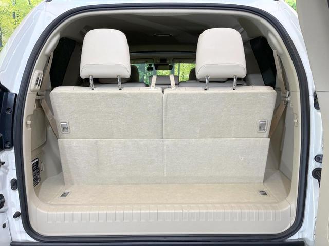 ランドクルーザープラド TX Lパッケージ マットブラックエディション サンルーフ 純正9型ナビ 全周囲カメラ 7人乗 4WD ルーフレール セーフティセンス 禁煙車 ドライブレコーダー ETC シートエアコン パワーシート LEDヘッド ルーフレール スマートキー(49枚目)