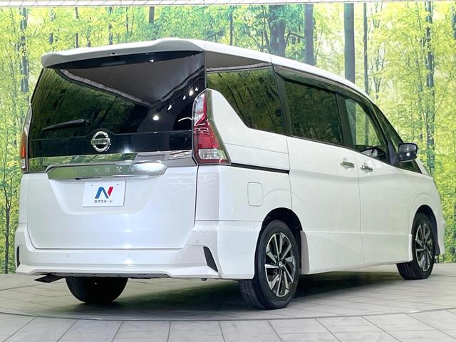 セレナ ハイウェイスター プロパイロットエディション 純正9インチナビ 後席モニター バックカメラ 両側電動ドア プロパイロット 衝突軽減ブレーキ ETC スマートキー オートブレーキホールド アイドリングストップ 電動格納ミラー ロールサンシェード(22枚目)