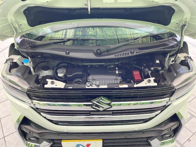 スペーシアカスタム ハイブリッドXS 届出済未使用車 両側電動ドア セーフティサポート レーダークルーズ シートヒーター ハーフレザーシート LEDヘッド/フォグ コーナーセンサー スマートキー 電動パーキング オットマン ベンチシート(18枚目)