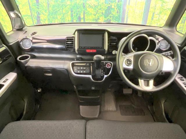 N-BOXカスタム G SSパッケージ 純正SDナビ 両側電動ドア シティブレーキアクティブシステム 禁煙車 バックカメラ ETC HIDヘッド スマートキー オートエアコン オートライト Bluetooth フルセグTV CD/DVD再生(2枚目)