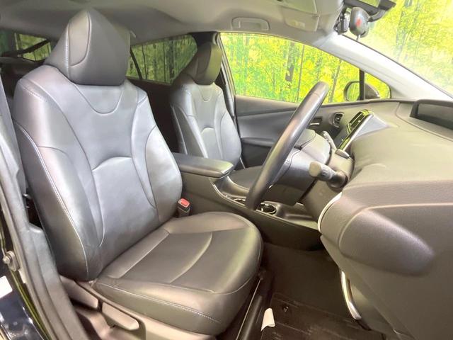 プリウス Ｓツーリングセレクション　モデリスタエアロ　純正９型ナビ　バックカメラ　前席シートヒーター　禁煙車　レザーシート　ドラレコ　ＥＴＣ　フルセグ　ＣＤ／ＤＶＤ再生　Ｂｌｕｅｔｏｏｔｈ　スマートキー　ＬＥＤヘッド　オートエアコン（8枚目）