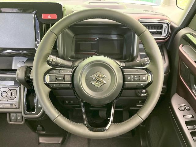 スペーシアカスタム ハイブリッドXS 届出済未使用車 両側電動ドア 衝突被害軽減システム レーダークルーズ ハーフレザーシート コーナーセンサー スマートキー LEDヘッド 純正15インチアルミ オートライト オートエアコン(11枚目)