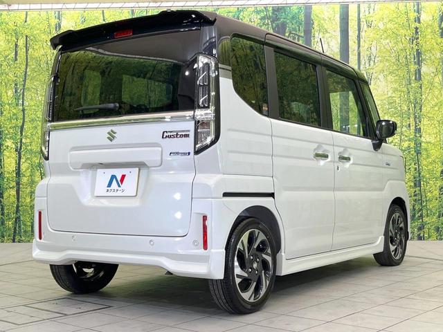 スペーシアカスタム ハイブリッドXS 届出済未使用車 両側電動ドア 衝突被害軽減システム レーダークルーズ ハーフレザーシート コーナーセンサー スマートキー LEDヘッド 純正15インチアルミ オートライト オートエアコン(17枚目)