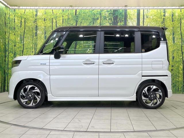 スペーシアカスタム ハイブリッドXS 届出済未使用車 両側電動ドア 衝突被害軽減システム レーダークルーズ ハーフレザーシート コーナーセンサー スマートキー LEDヘッド 純正15インチアルミ オートライト オートエアコン(26枚目)
