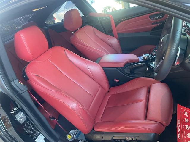 4シリーズ 435iクーペ Mスポーツ エアサス TWS19インチ サンルーフ 赤レザー(11枚目)