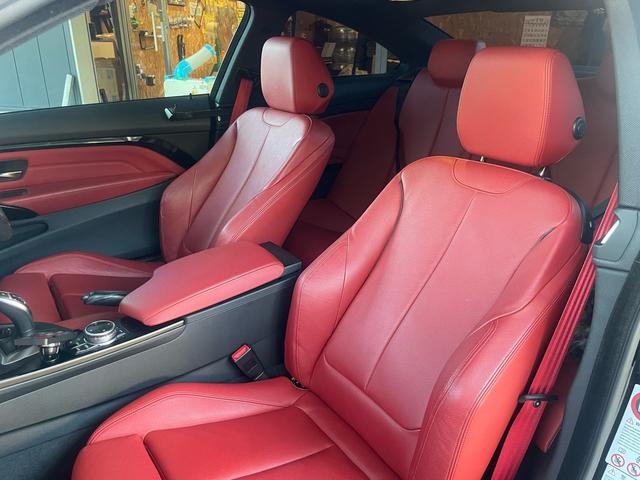 4シリーズ 435iクーペ Mスポーツ エアサス TWS19インチ サンルーフ 赤レザー(14枚目)