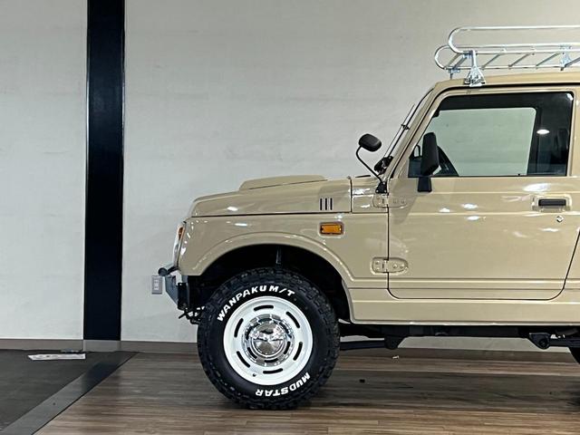 ランドベンチャー　サンドベージュ全塗装済み　４ＷＤ　メッキルーフ・キャリア　ＷＡＮＰＡＫＵ　Ｍ／Ｔ新品タイヤ　輸出用ホイール　ＳＵＺＵＫＩエンブレム　前後社外バンパー　社外グリル　リフトアップ済み(62枚目)