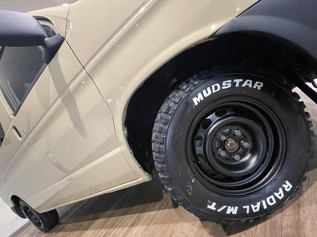 　サンドベージュ全塗装　オートフリートップ　鉄チンホイールマットブラック塗装　ＭＵＤＳＴＡＲ　Ｍ／Ｔタイヤ　バンパーマットブラック塗装　４ＷＤ　フルフラット　オレンジコーナーレンズ(60枚目)