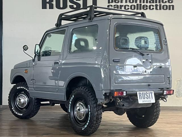 ジムニー ワイルドウインド　グレーカラー全塗装済み　ルーフキャリア付き　４ＷＤ　ＳＵＺＵＫＩエンブレム　４人乗り　ＷＡＮＰＡＫＵ　Ｍ／Ｔ新品タイヤ　社外ホイール　５ＭＴ車両（11枚目）