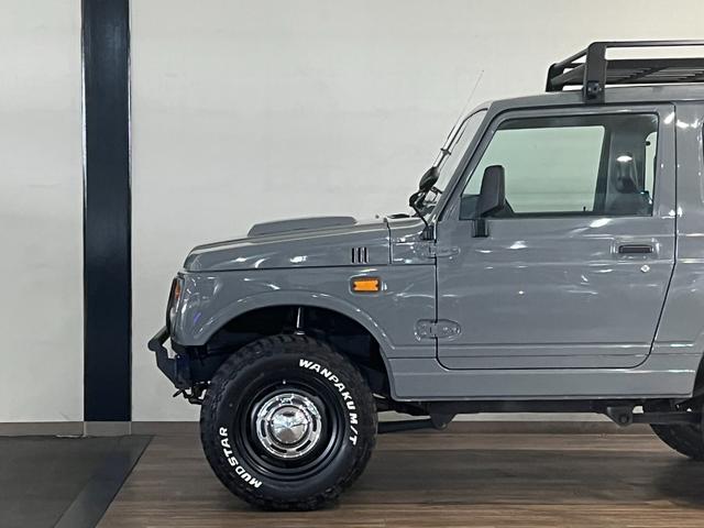 ジムニー ワイルドウインド　グレーカラー全塗装済み　ルーフキャリア付き　４ＷＤ　ＳＵＺＵＫＩエンブレム　４人乗り　ＷＡＮＰＡＫＵ　Ｍ／Ｔ新品タイヤ　社外ホイール　５ＭＴ車両（70枚目）