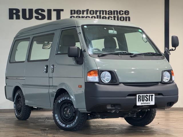 ボンゴバン ＤＸ　■アーバンカーキカラー全塗装済み　丸目ヘッドライトカスタム　パートタイム４ＷＤ車輌　ＭＡＸＸＩＳ新品タイヤ　鉄チンホイールマットブラック塗装　オレンジコーナーレンズ　木目調シート（2枚目）