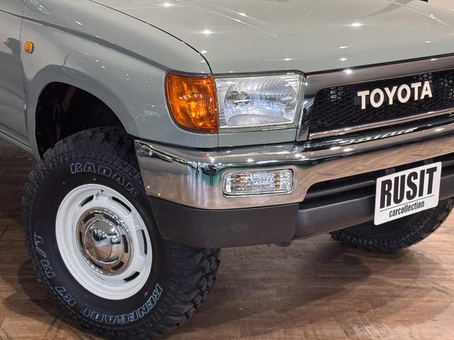 ハイラックスサーフ ＳＳＲ－Ｘ　アーバンカーキホワイトツートン全塗装　４ＷＤ車輛　リフトアップ　ＲＥＮＥＧＡＤＥ新品タイヤ　ＥＴＣ　　オリジナルシートカバー　ドライブレコーダー　ミラー　ドアノブメッキ仕様（54枚目）