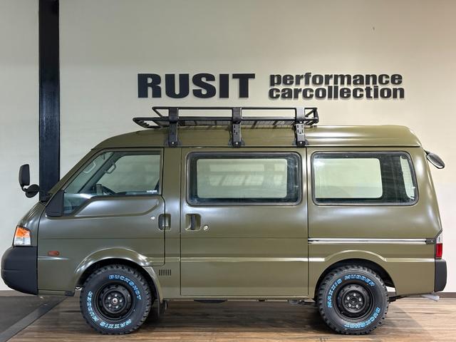 ボンゴバン ＤＸ　イエローオリーブマット全塗装　オリジナル丸目ヘッドライトキット　４ＷＤ車両　ＮＯＸ・ＰＭ法適合車両　オートマ　ルーフラック　ＭＡＸＸＩＳタイヤ　スチールホイール　ハイルーフ車（61枚目）