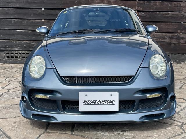 コペン ２ｎｄアニバーサリーエディション　ＮＲＦガルウィング　ＨＫＳパイピング　パンドラフルエアロ　Ｄ　ＳＰＯＲＴ　ＥＣＵ　Ｄ　ＳＰＯＲＴマフラー　インタークーラー　エアクリ　ＳＨＯＷＡサスペンションキット　レカロシート　　タワーバー（6枚目）