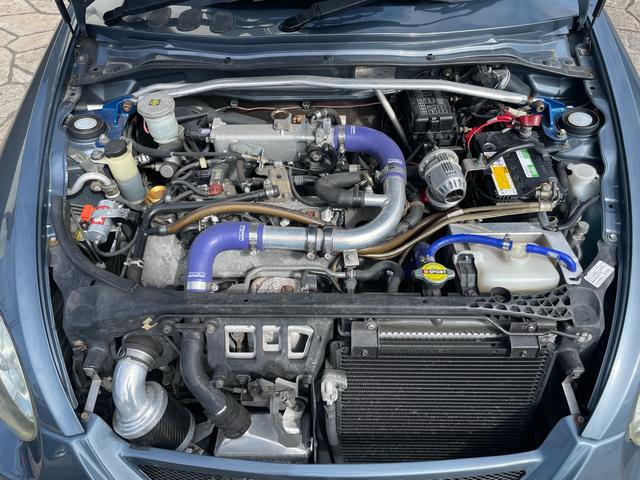 コペン ２ｎｄアニバーサリーエディション　ＮＲＦガルウィング　ＨＫＳパイピング　パンドラフルエアロ　Ｄ　ＳＰＯＲＴ　ＥＣＵ　Ｄ　ＳＰＯＲＴマフラー　インタークーラー　エアクリ　ＳＨＯＷＡサスペンションキット　レカロシート　　タワーバー（18枚目）