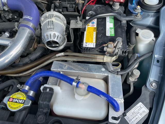コペン ２ｎｄアニバーサリーエディション　ＮＲＦガルウィング　ＨＫＳパイピング　パンドラフルエアロ　Ｄ　ＳＰＯＲＴ　ＥＣＵ　Ｄ　ＳＰＯＲＴマフラー　インタークーラー　エアクリ　ＳＨＯＷＡサスペンションキット　レカロシート　　タワーバー（19枚目）