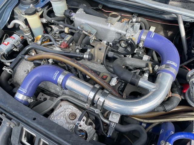 コペン ２ｎｄアニバーサリーエディション　ＮＲＦガルウィング　ＨＫＳパイピング　パンドラフルエアロ　Ｄ　ＳＰＯＲＴ　ＥＣＵ　Ｄ　ＳＰＯＲＴマフラー　インタークーラー　エアクリ　ＳＨＯＷＡサスペンションキット　レカロシート　　タワーバー（20枚目）