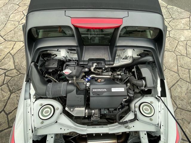 S660 α センターディスプレイ バックカメラ HKSマフラー GReddyインタークーラー バックヤードスペシャル ダイレクトエアーカーボンボックス ブリッツタワーバー ウィルウッド4ポッドキャリパー(25枚目)