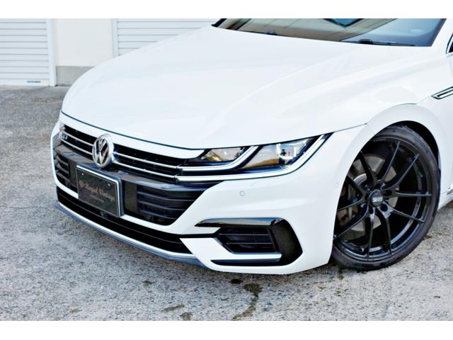 アルテオン ＴＳＩ　４モーション　Ｒラインアドバンス　カスタム車輛　ユーザー買取車　ＫＷ車高調ＯＺＲＡＣＩＮＧ２０インチアルミ　黒革シート　サンルーフ　前後ドラレコ　レーダー　純正ナビ　Ｂｌｕｅｔｏｏｔｈ　パワートランク　全周囲カメラ　４ＷＤ（3枚目）