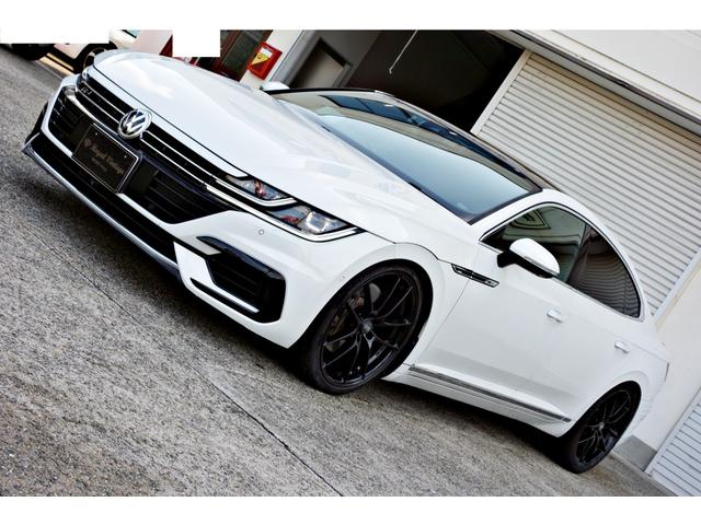 アルテオン ＴＳＩ　４モーション　Ｒラインアドバンス　カスタム車輛　ユーザー買取車　ＫＷ車高調ＯＺＲＡＣＩＮＧ２０インチアルミ　黒革シート　サンルーフ　前後ドラレコ　レーダー　純正ナビ　Ｂｌｕｅｔｏｏｔｈ　パワートランク　全周囲カメラ　４ＷＤ（14枚目）