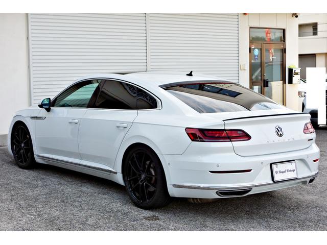 アルテオン ＴＳＩ　４モーション　Ｒラインアドバンス　カスタム車輛　ユーザー買取車　ＫＷ車高調ＯＺＲＡＣＩＮＧ２０インチアルミ　黒革シート　サンルーフ　前後ドラレコ　レーダー　純正ナビ　Ｂｌｕｅｔｏｏｔｈ　パワートランク　全周囲カメラ　４ＷＤ（22枚目）