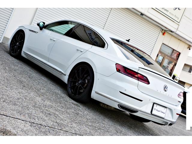 アルテオン ＴＳＩ　４モーション　Ｒラインアドバンス　カスタム車輛　ユーザー買取車　ＫＷ車高調ＯＺＲＡＣＩＮＧ２０インチアルミ　黒革シート　サンルーフ　前後ドラレコ　レーダー　純正ナビ　Ｂｌｕｅｔｏｏｔｈ　パワートランク　全周囲カメラ　４ＷＤ（24枚目）