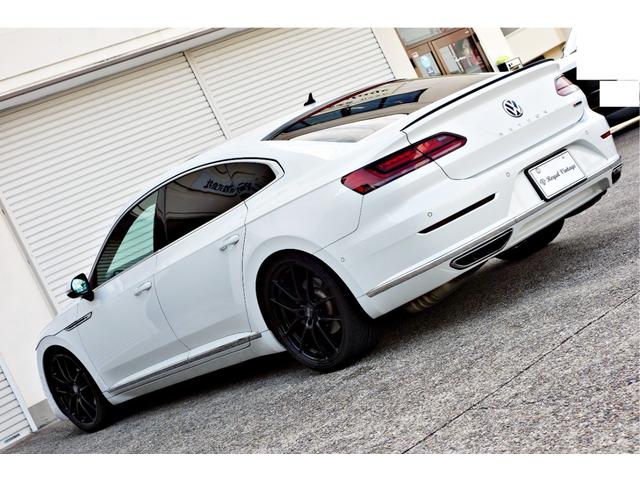 アルテオン ＴＳＩ　４モーション　Ｒラインアドバンス　カスタム車輛　ユーザー買取車　ＫＷ車高調ＯＺＲＡＣＩＮＧ２０インチアルミ　黒革シート　サンルーフ　前後ドラレコ　レーダー　純正ナビ　Ｂｌｕｅｔｏｏｔｈ　パワートランク　全周囲カメラ　４ＷＤ（25枚目）