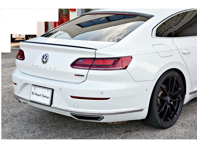 アルテオン ＴＳＩ　４モーション　Ｒラインアドバンス　カスタム車輛　ユーザー買取車　ＫＷ車高調ＯＺＲＡＣＩＮＧ２０インチアルミ　黒革シート　サンルーフ　前後ドラレコ　レーダー　純正ナビ　Ｂｌｕｅｔｏｏｔｈ　パワートランク　全周囲カメラ　４ＷＤ（28枚目）