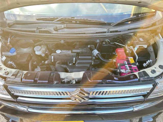 ワゴンR ハイブリッドFZ オートライト LEDヘッドランプ スマートキー アイドリングストップ 電動格納ミラー シートヒーター ベンチシート CVT 盗難防止システム ABS ESC CD アルミホイール 衝突安全ボディ(19枚目)