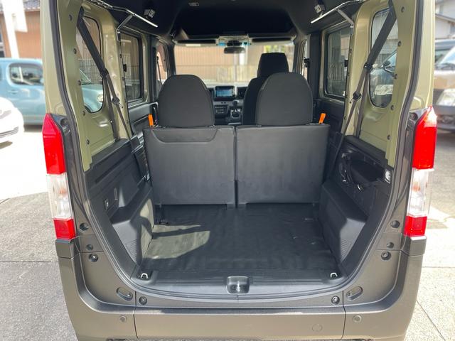 Ｎ－ＶＡＮ ファン・ターボ　プラススタイル　ファン　ターボ　前後バンパーラプターライナー塗装　車検対応ゴツゴツホワイトレタータイヤ　ブラックスチールホイール　ナビ　ＴＶ　ｂａｃｋカメラ　ＥＴＣ　スマートキー　ＬＥＤヘッドライト（46枚目）