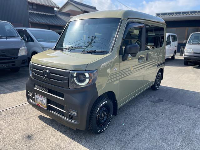 Ｎ－ＶＡＮ ファン・ターボ　プラススタイル　ファン　ターボ　前後バンパーラプターライナー塗装　車検対応ゴツゴツホワイトレタータイヤ　ブラックスチールホイール　ナビ　ＴＶ　ｂａｃｋカメラ　ＥＴＣ　スマートキー　ＬＥＤヘッドライト（57枚目）