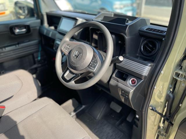 Ｎ－ＶＡＮ ファン・ターボ　プラススタイル　ファン　ターボ　前後バンパーラプターライナー塗装　車検対応ゴツゴツホワイトレタータイヤ　ブラックスチールホイール　ナビ　ＴＶ　ｂａｃｋカメラ　ＥＴＣ　スマートキー　ＬＥＤヘッドライト（68枚目）