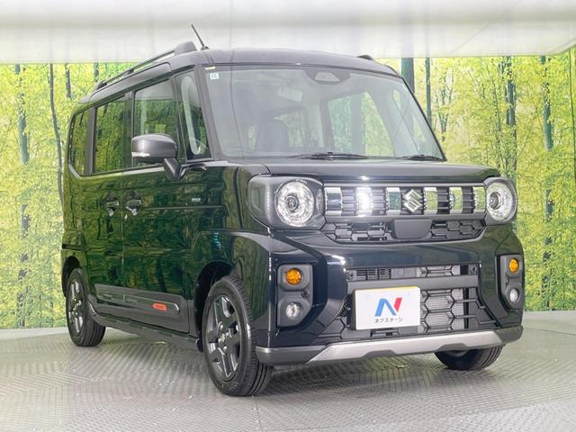 スペーシアギア ハイブリッドＸＺ　ターボ　届出済未使用車　両側電動ドア　衝突被害軽減システム　レーダークルーズ　コーナーセンサー　スマートキー　ＬＥＤヘッド　ルーフレール　オートハイビーム　オートライト　オートエアコン　シートヒーター（16枚目）