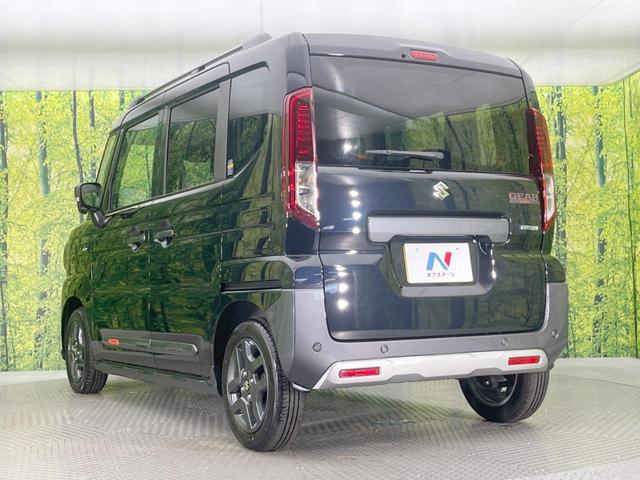 スペーシアギア ハイブリッドＸＺ　ターボ　届出済未使用車　両側電動ドア　衝突被害軽減システム　レーダークルーズ　コーナーセンサー　スマートキー　ＬＥＤヘッド　ルーフレール　オートハイビーム　オートライト　オートエアコン　シートヒーター（31枚目）