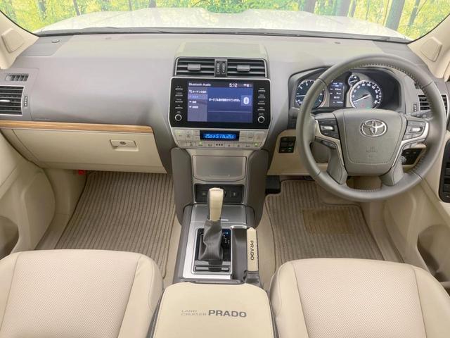 ランドクルーザープラド ＴＸ　Ｌパッケージ　サンルーフ　モデリスタエアロ　メーカー９型ナビ　全周囲カメラ　衝突軽減装置　レーダークルーズ　禁煙車　レザーシート　シートエアコン　ドラレコ　コーナーセンサー　ＬＥＤヘッド　ルーフレール（2枚目）