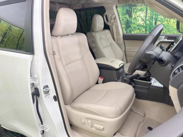 ランドクルーザープラド ＴＸ　Ｌパッケージ　サンルーフ　モデリスタエアロ　メーカー９型ナビ　全周囲カメラ　衝突軽減装置　レーダークルーズ　禁煙車　レザーシート　シートエアコン　ドラレコ　コーナーセンサー　ＬＥＤヘッド　ルーフレール（8枚目）