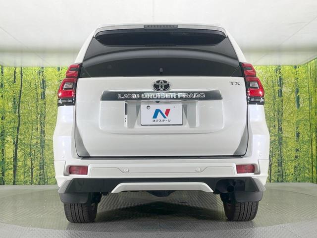 ランドクルーザープラド ＴＸ　Ｌパッケージ　サンルーフ　モデリスタエアロ　メーカー９型ナビ　全周囲カメラ　衝突軽減装置　レーダークルーズ　禁煙車　レザーシート　シートエアコン　ドラレコ　コーナーセンサー　ＬＥＤヘッド　ルーフレール（16枚目）