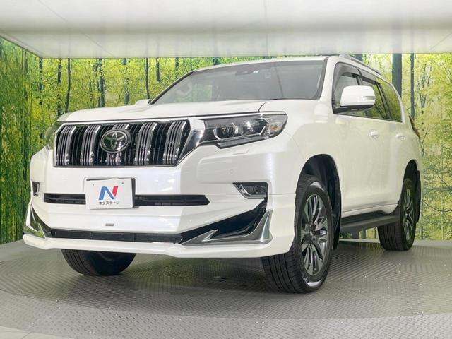 ランドクルーザープラド ＴＸ　Ｌパッケージ　サンルーフ　モデリスタエアロ　メーカー９型ナビ　全周囲カメラ　衝突軽減装置　レーダークルーズ　禁煙車　レザーシート　シートエアコン　ドラレコ　コーナーセンサー　ＬＥＤヘッド　ルーフレール（36枚目）