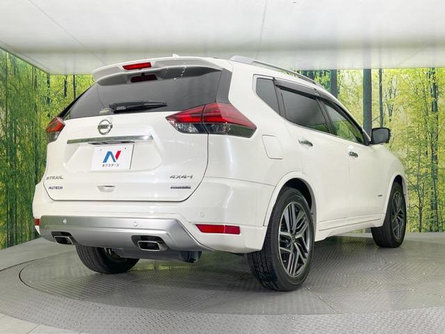 エクストレイル オーテック ハイブリッド iパッケージ ガラスルーフ 全周囲カメラ 衝突被害軽減システム レーダークルーズ 禁煙車 電動リアゲート ドラレコ コーナーセンサー スマートキー LEDヘッド ルーフレール ビルトインETC オートライト(32枚目)